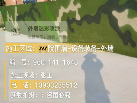 五指山 迷彩漆喷涂价格（按平方米计费）